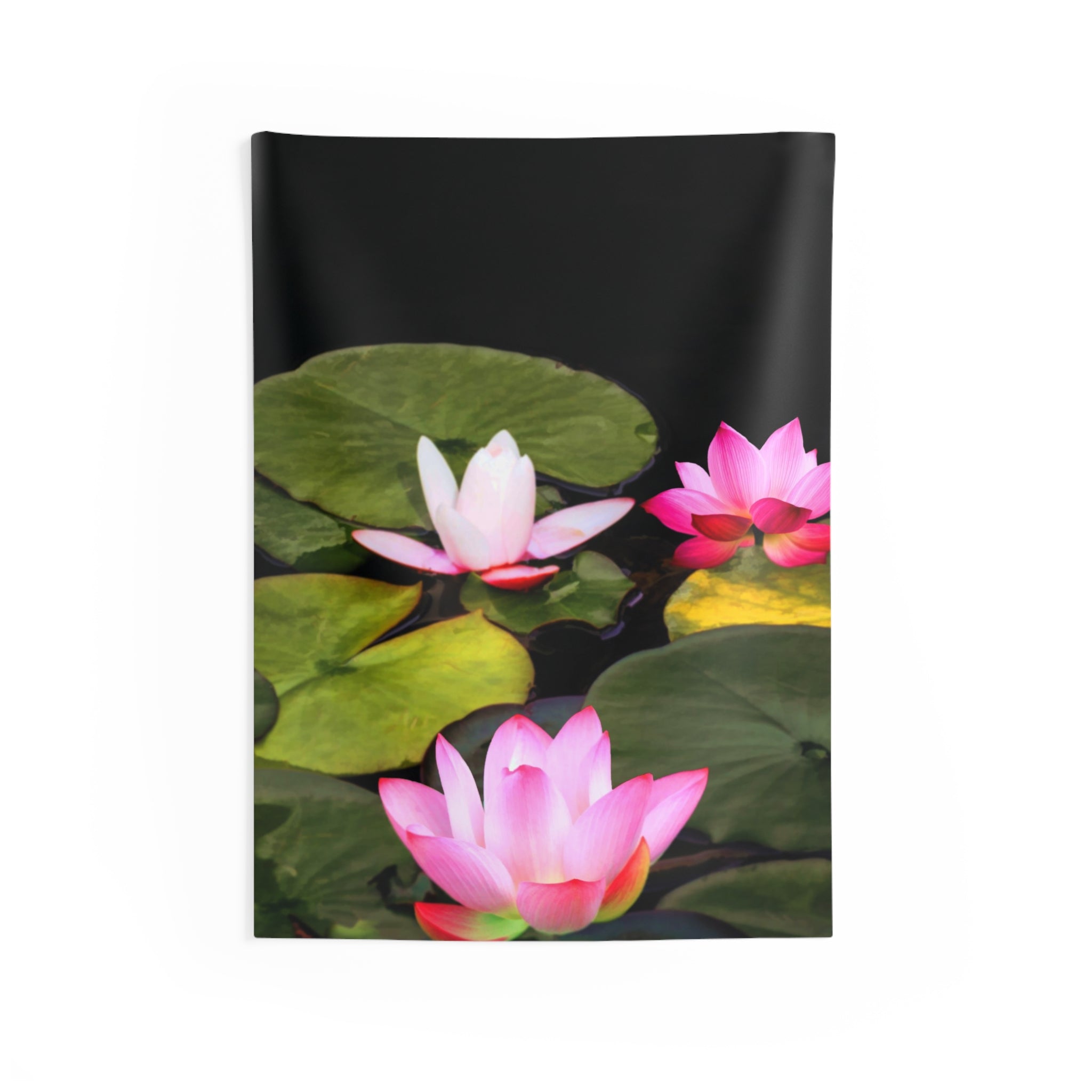 Pink Lily Flower Tapestry-0