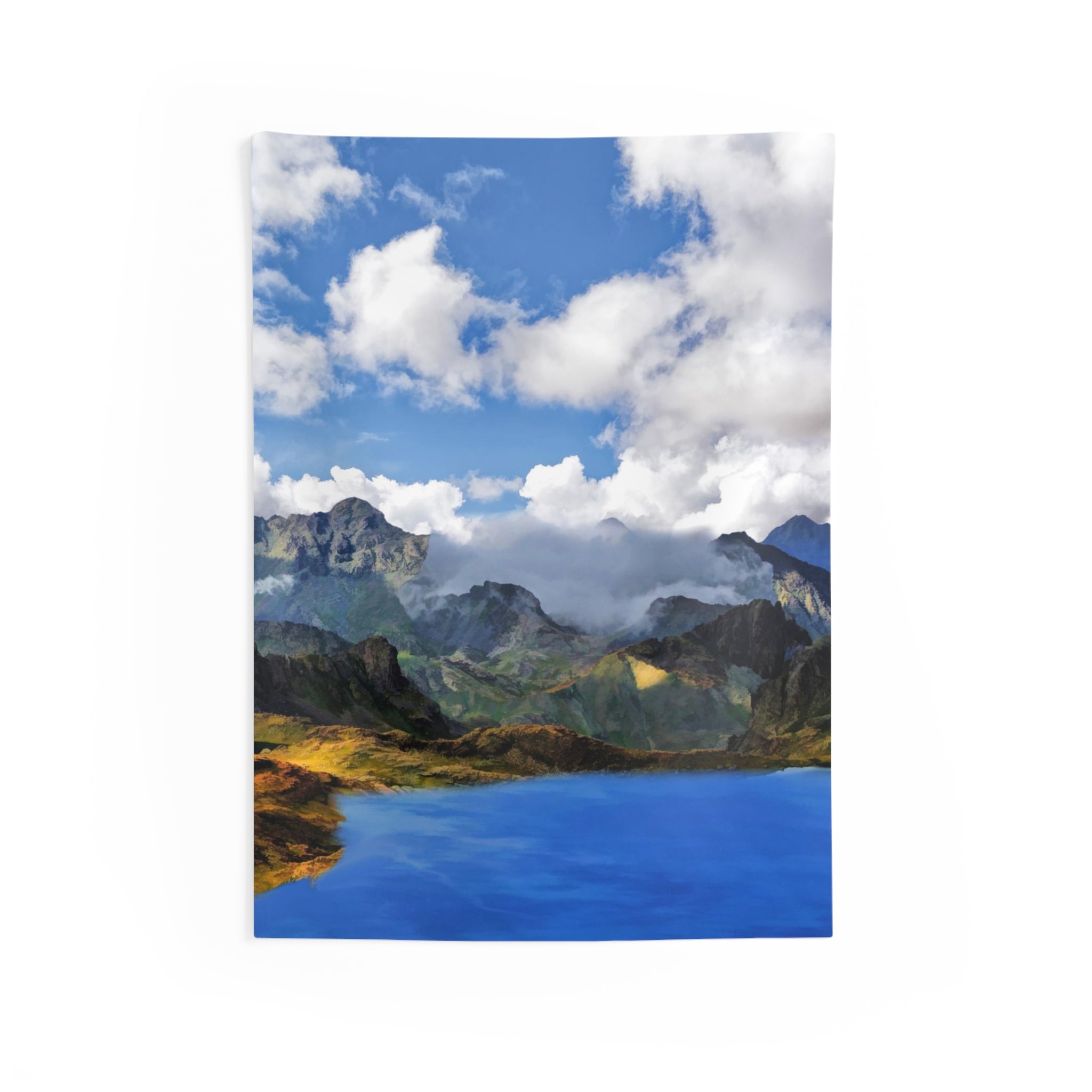 Cloud Mountain Lake Tapestry-0