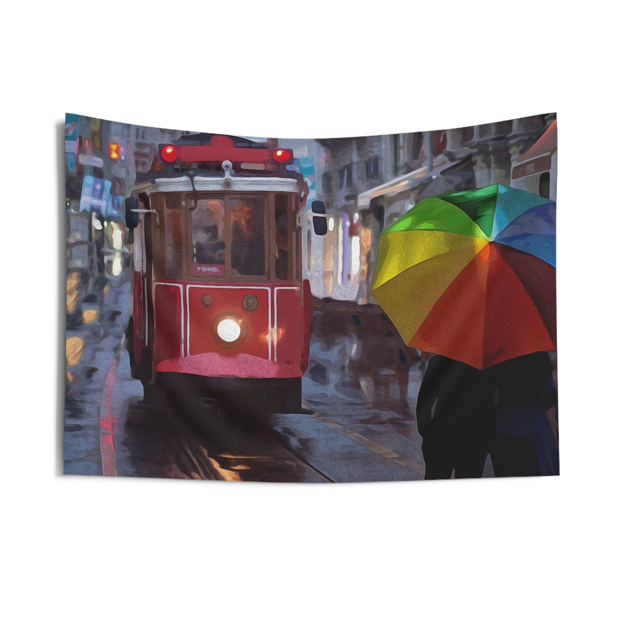 Street Tram Tapestry-2