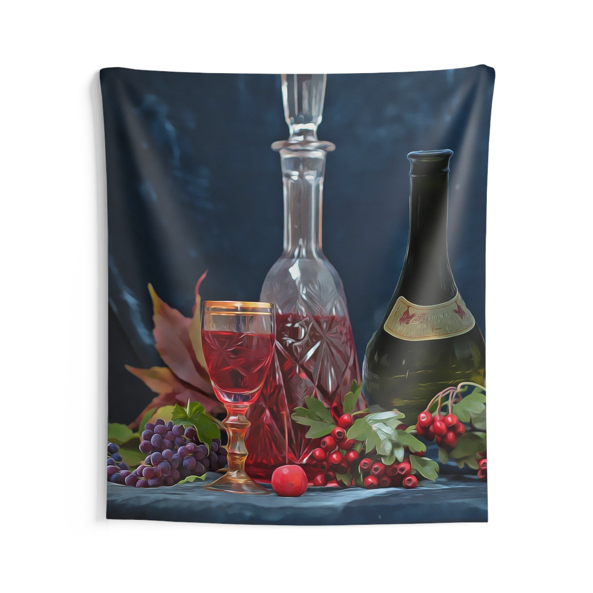 Wine & Glass Tapestry-2