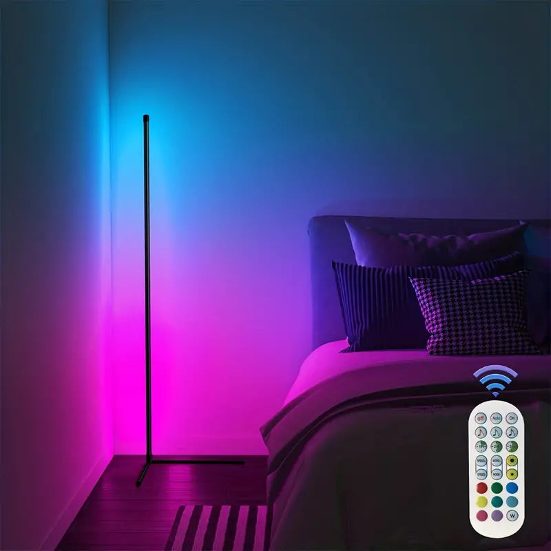 RGB Remote Control Wall Corner Ambient Light - 1.5m Height-2
