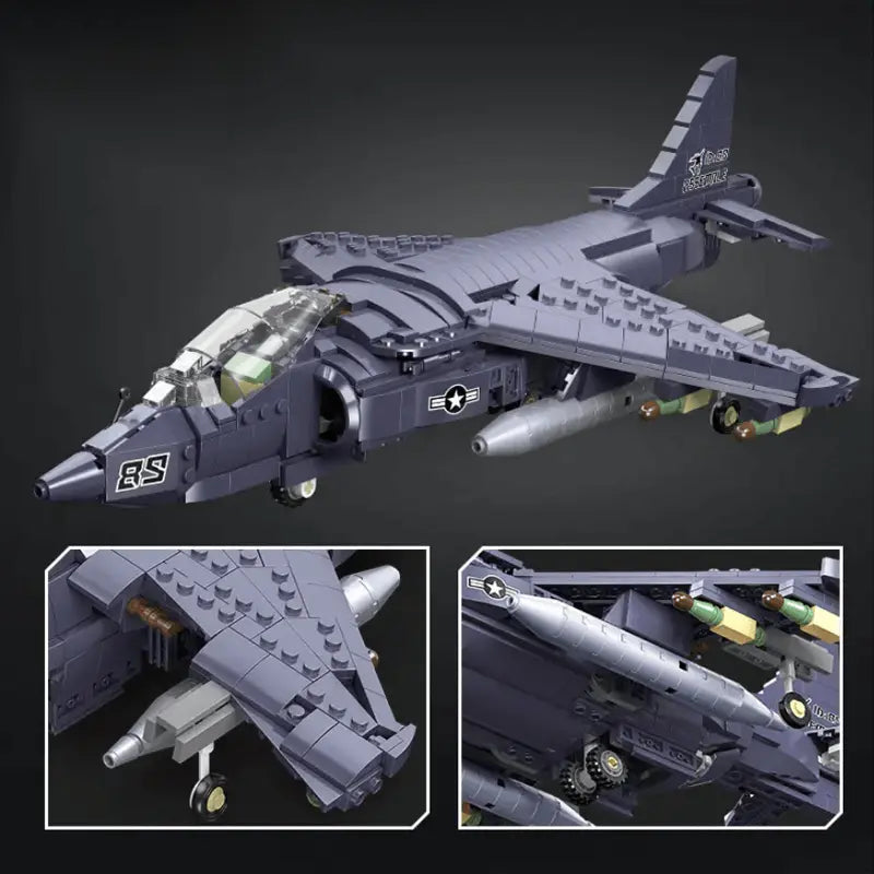 AV-8 Sea Harrier Aircraft 806pcs-1