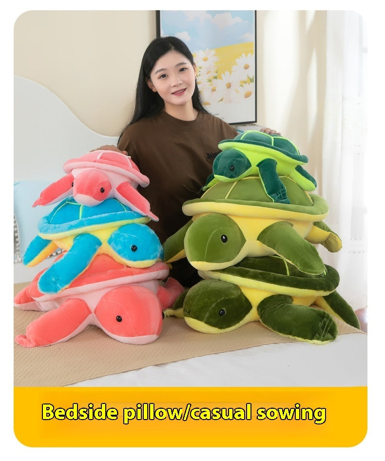 Adorable Little Turtle Plush Simulation Pillow Toys-3