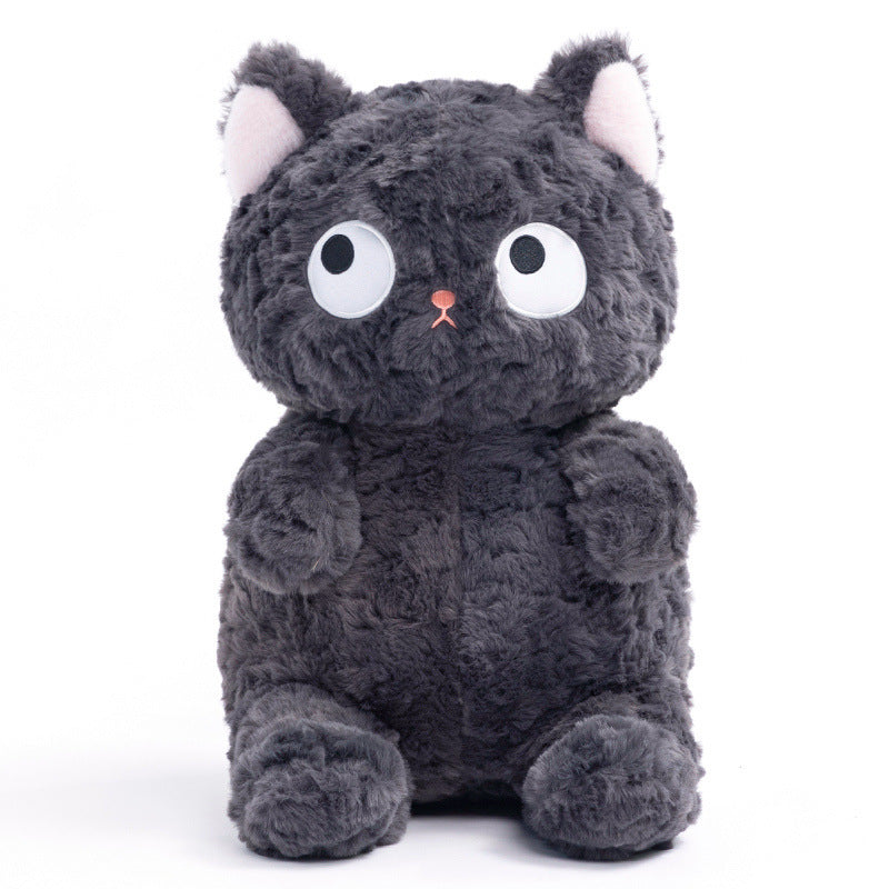Adorable Plush Black Cat Toy-4