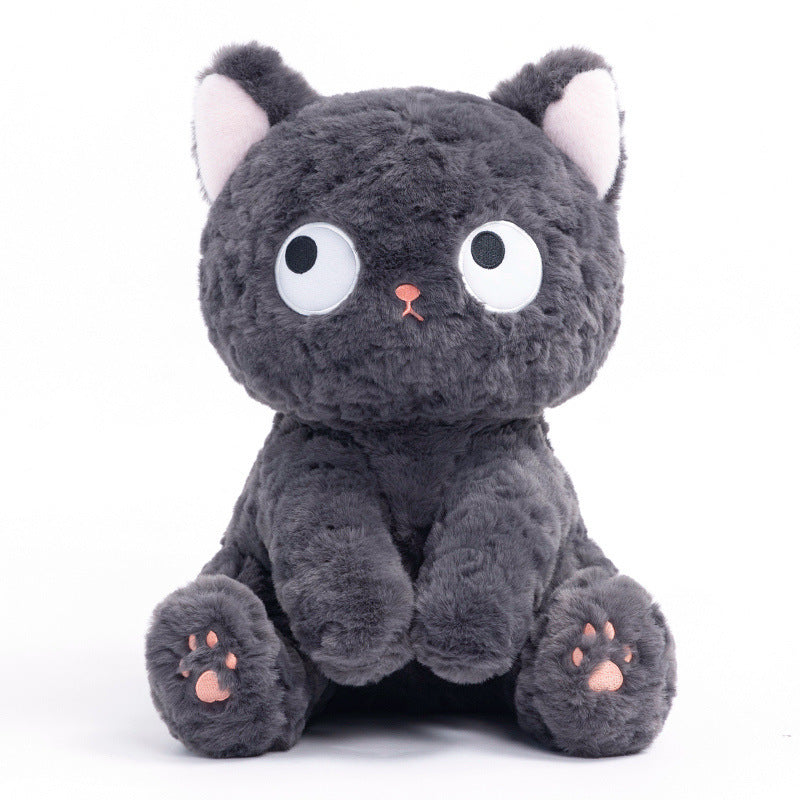 Adorable Plush Black Cat Toy-6