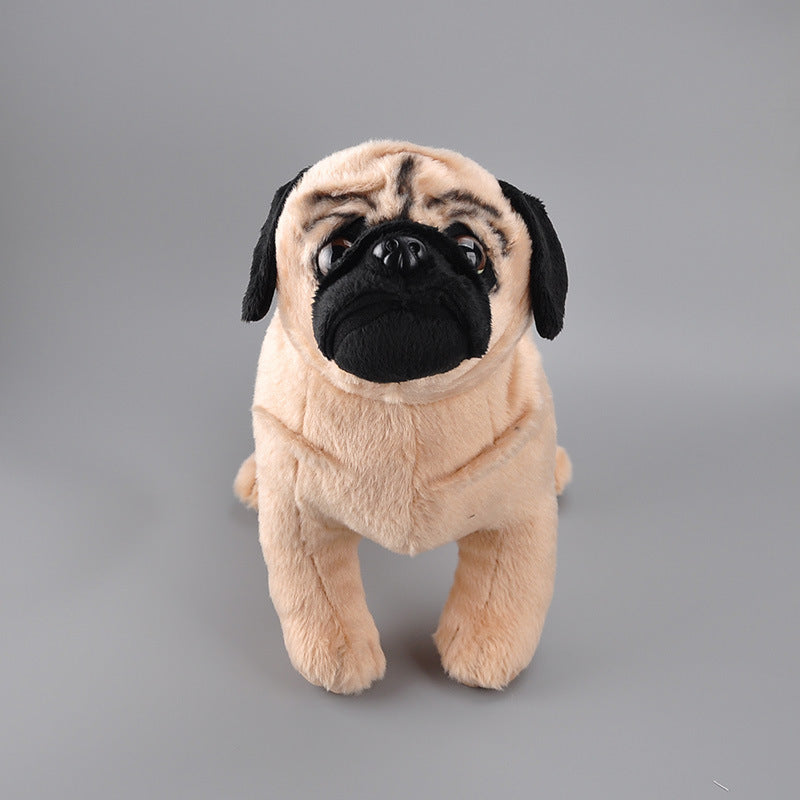 Adorable Plush Pug Simulation Toy-1