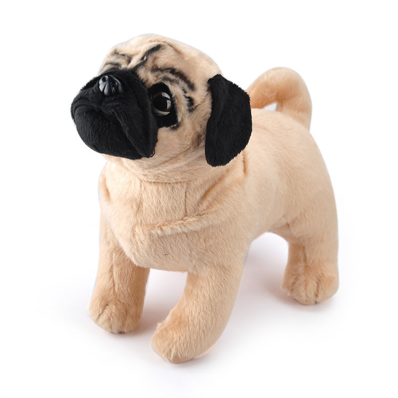 Adorable Plush Pug Simulation Toy-5