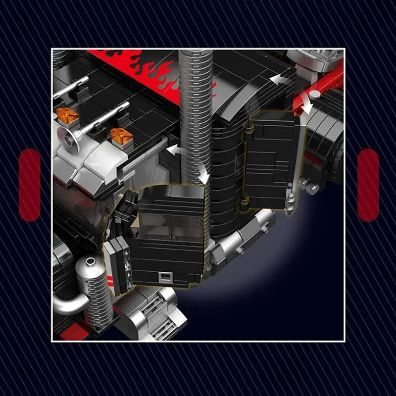 American Truck 1796pcs-4