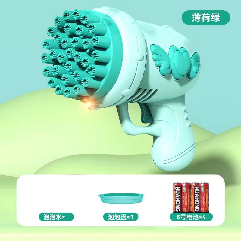 Angel Bubble Gun Gatling Bubble Blaster-9