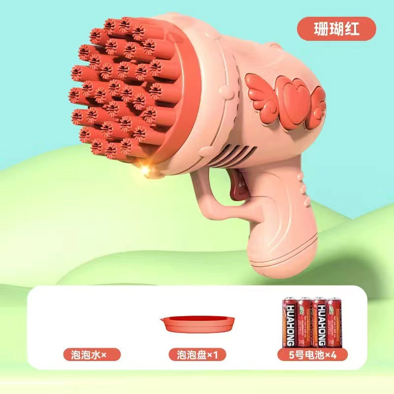 Angel Bubble Gun Gatling Bubble Blaster-10