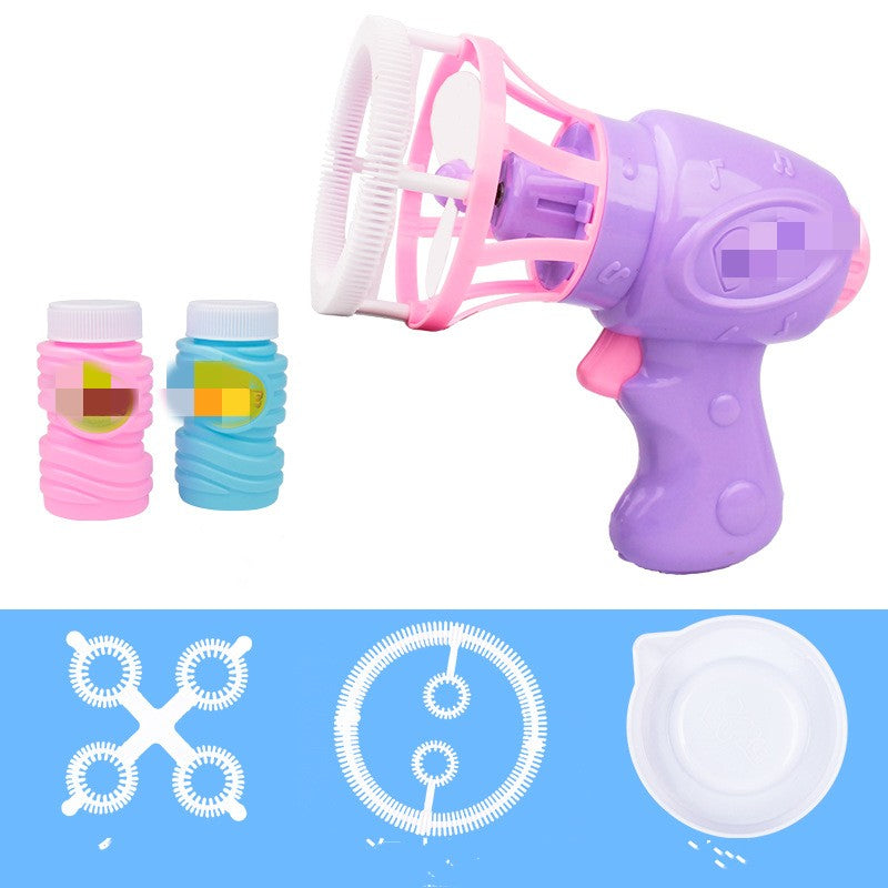 Automatic Electric Fan Bubble Gun-1