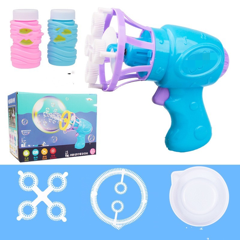 Automatic Electric Fan Bubble Gun-5