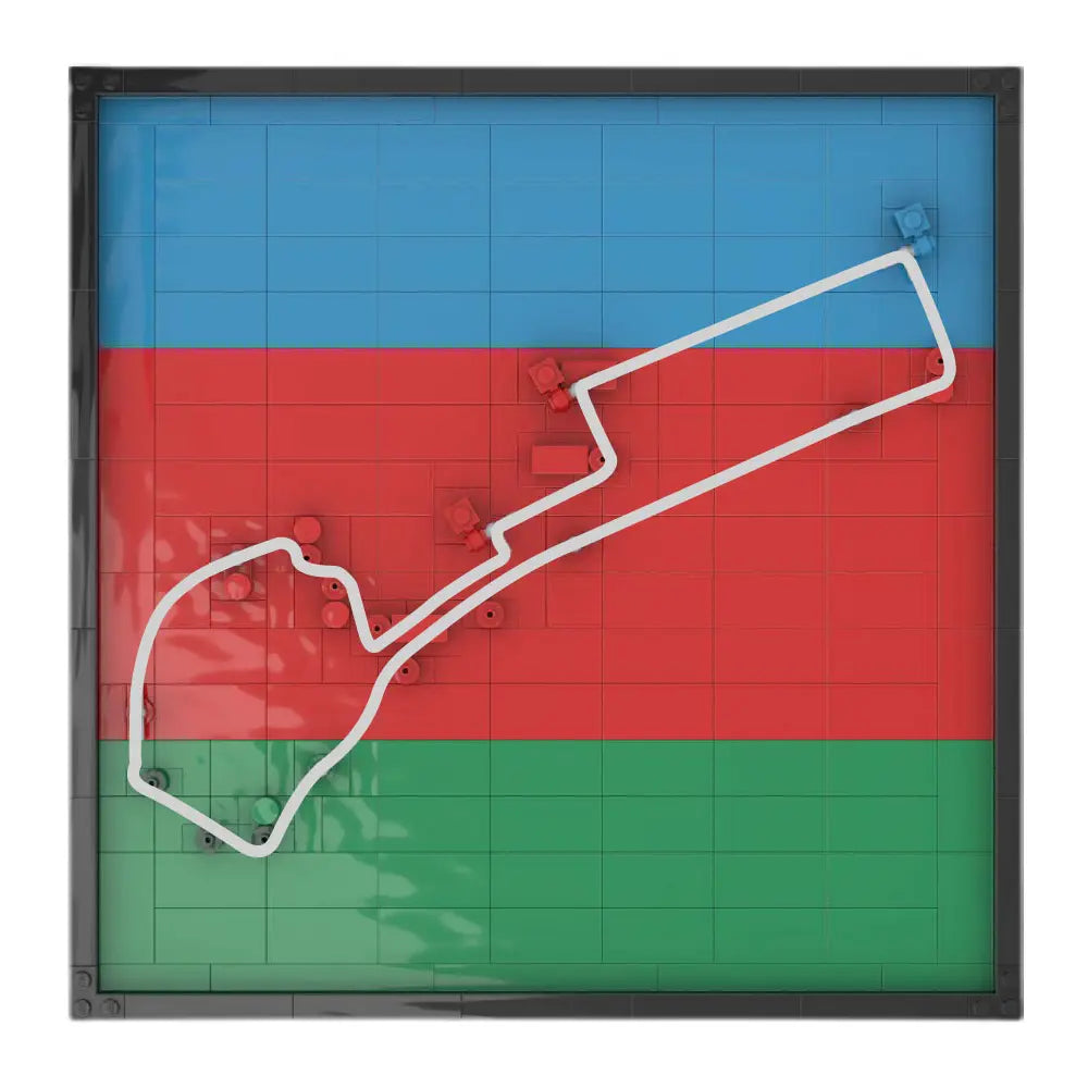 Baku City Street Circuit Track Map 360pcs-0
