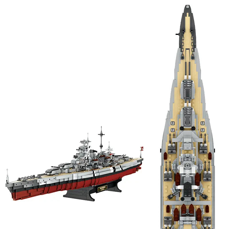 Bismarck Battleship 2080pcs-1