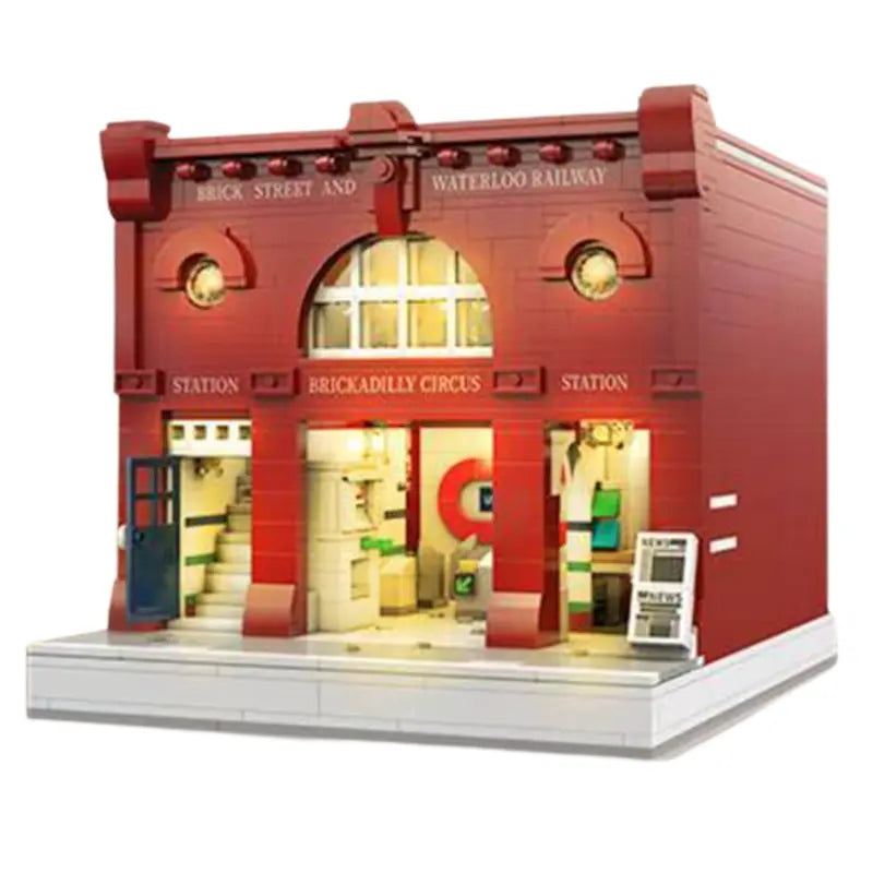 Brickadilly Circus London Station 1835pcs-0