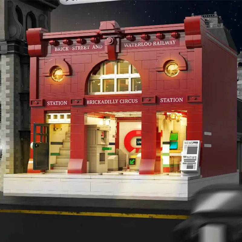 Brickadilly Circus London Station 1835pcs-1