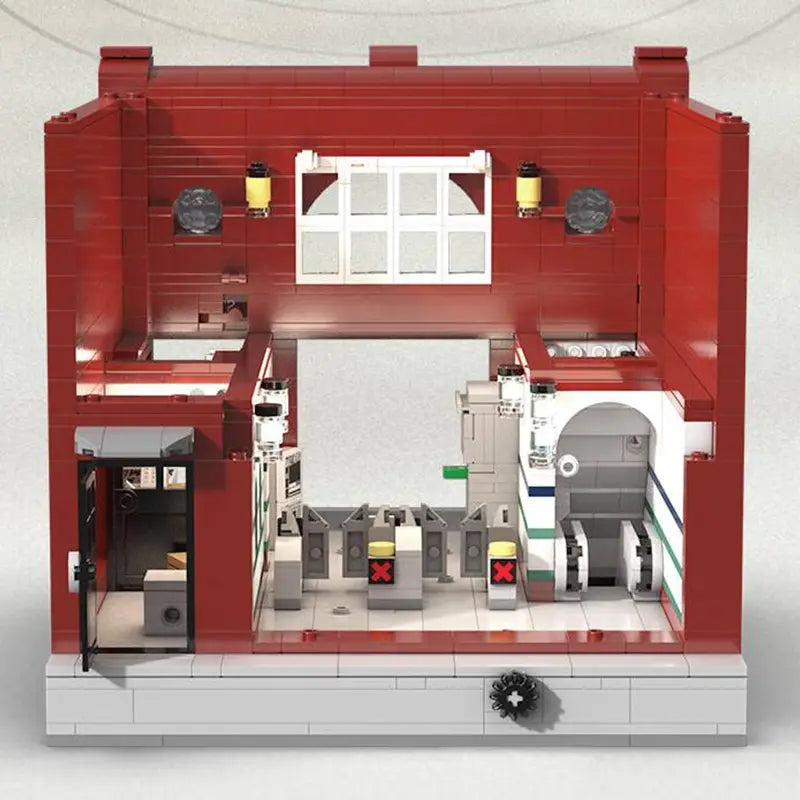 Brickadilly Circus London Station 1835pcs-2