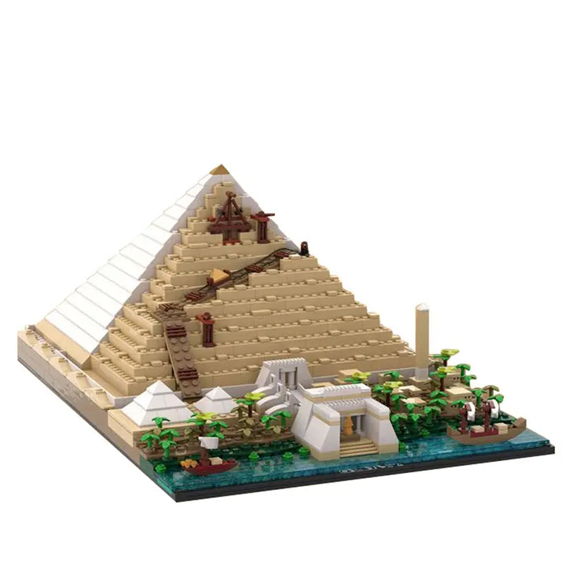 Building Of The Great Pyramid 1467pcs-1