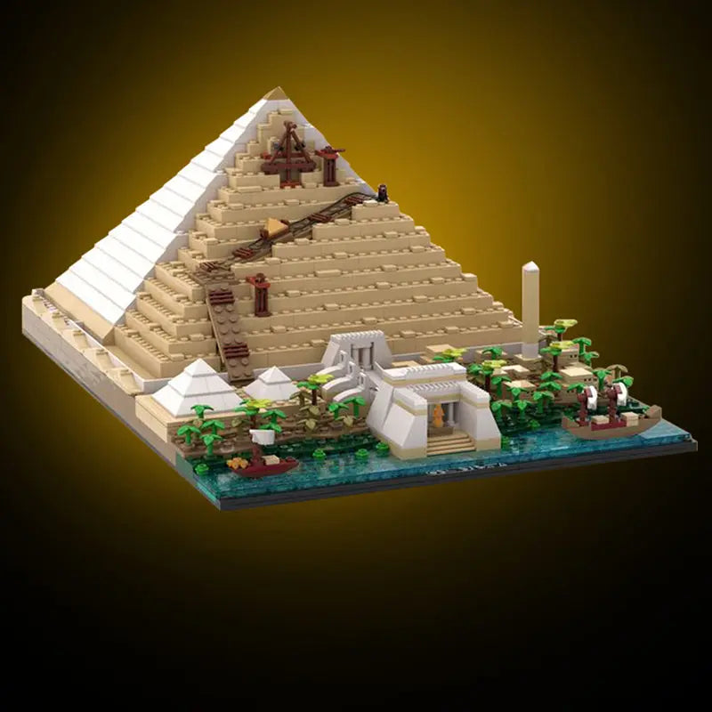 Building Of The Great Pyramid 1467pcs-3