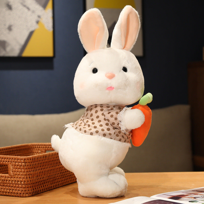 Bunny-Shaped Plush Carrot Doll Toys-2