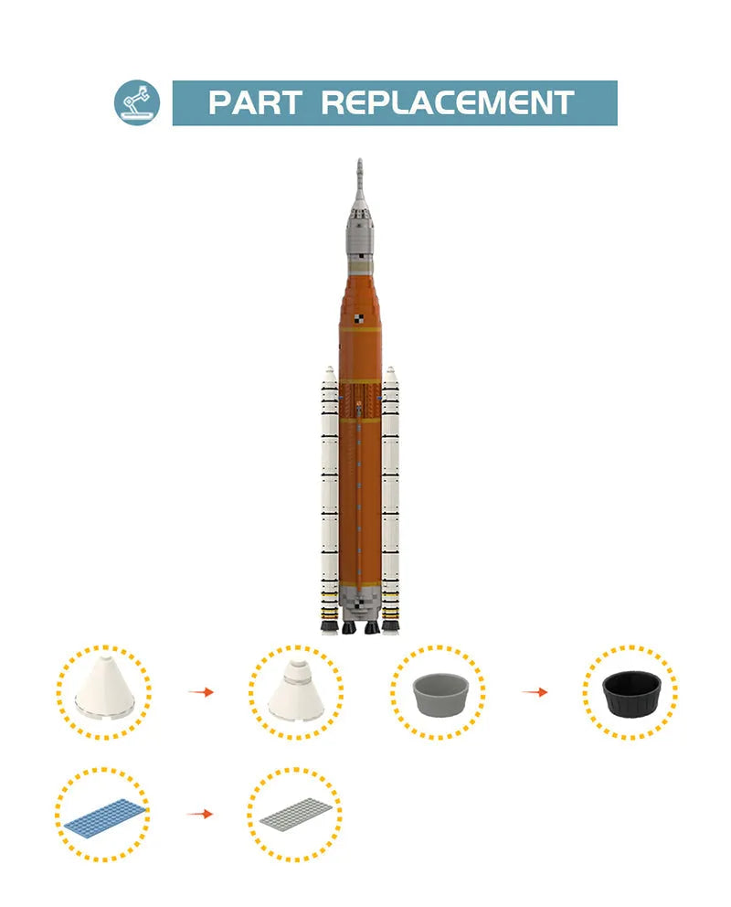 Artemis Space Launch System 2384pcs-3