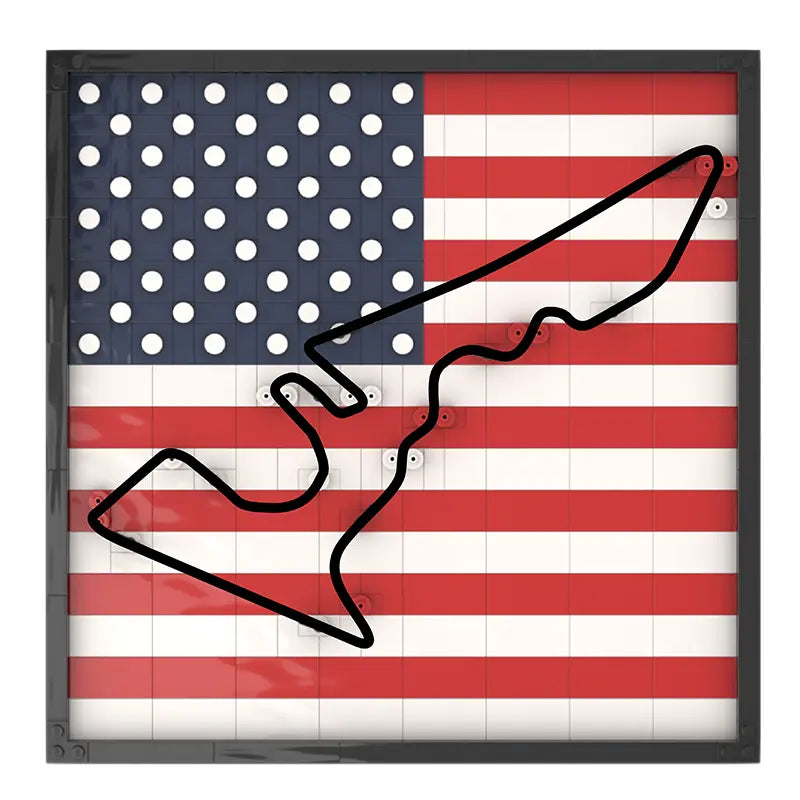 Circuit of the Americas Track Map 466pcs-0