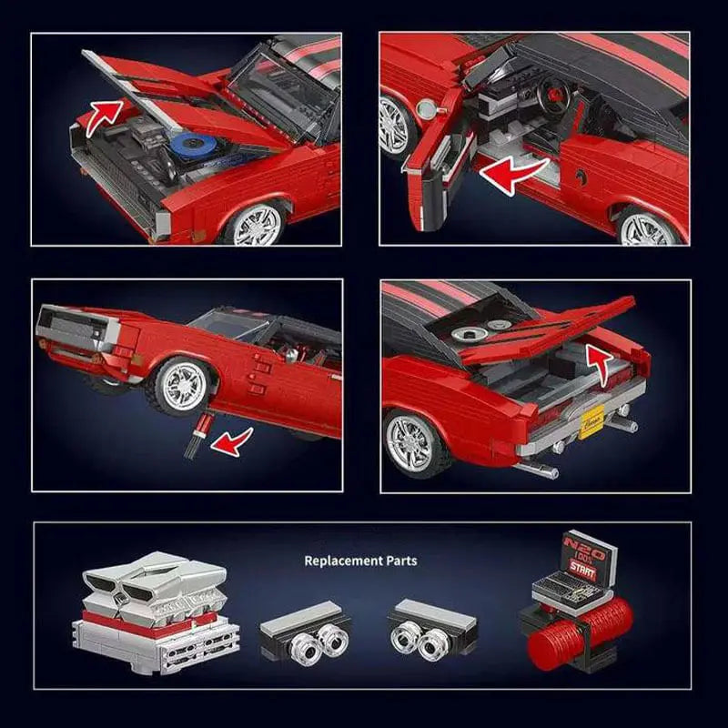 Classic American Muscle 1868pcs-4