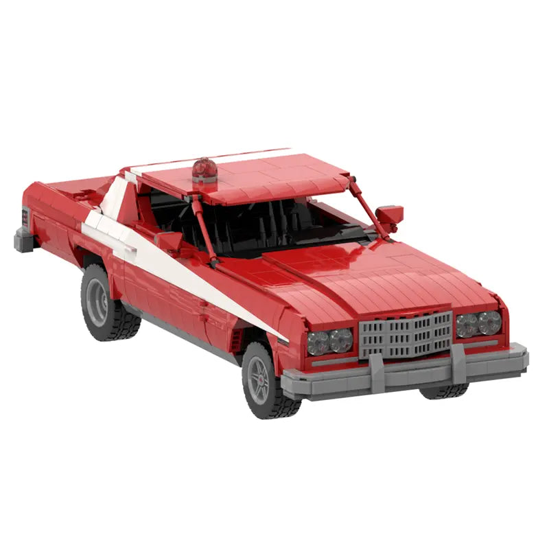 Classic American Police Car 2030pcs-0
