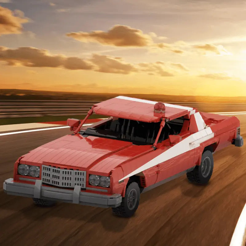 Classic American Police Car 2030pcs-1