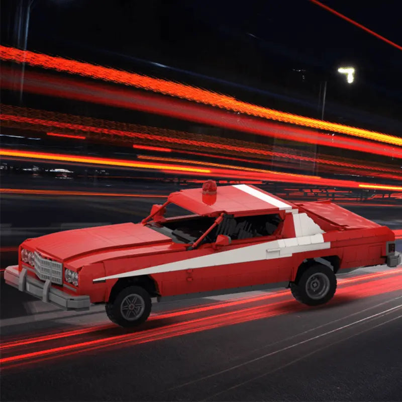 Classic American Police Car 2030pcs-2