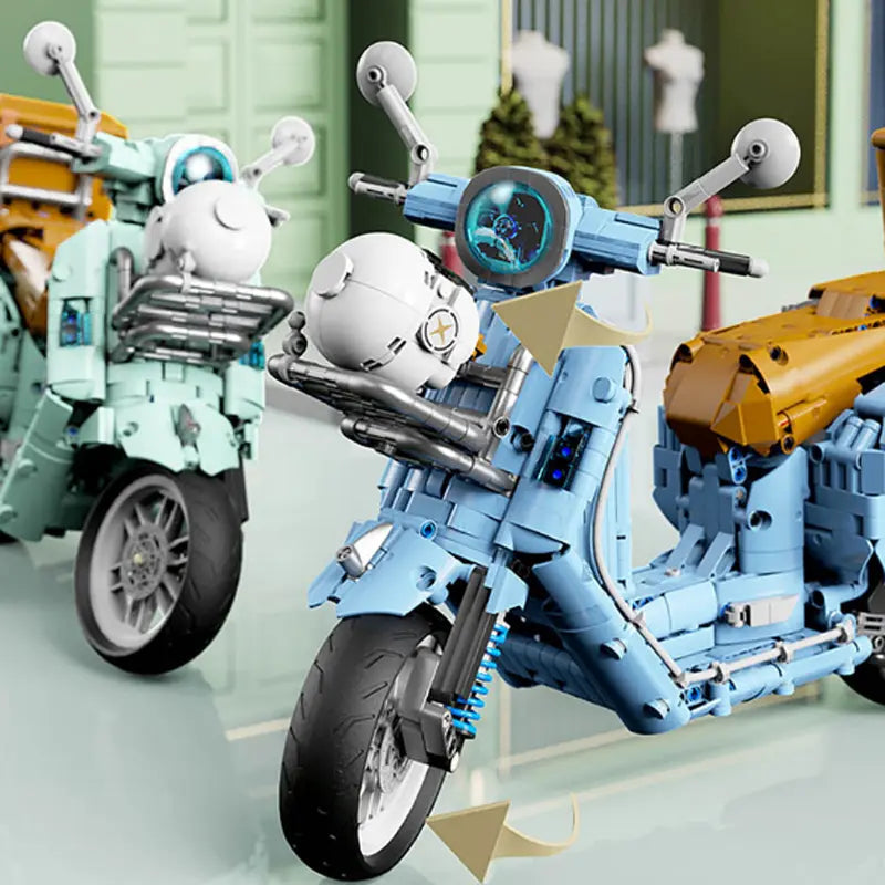 Classic Italian Scooter 1827pcs-1