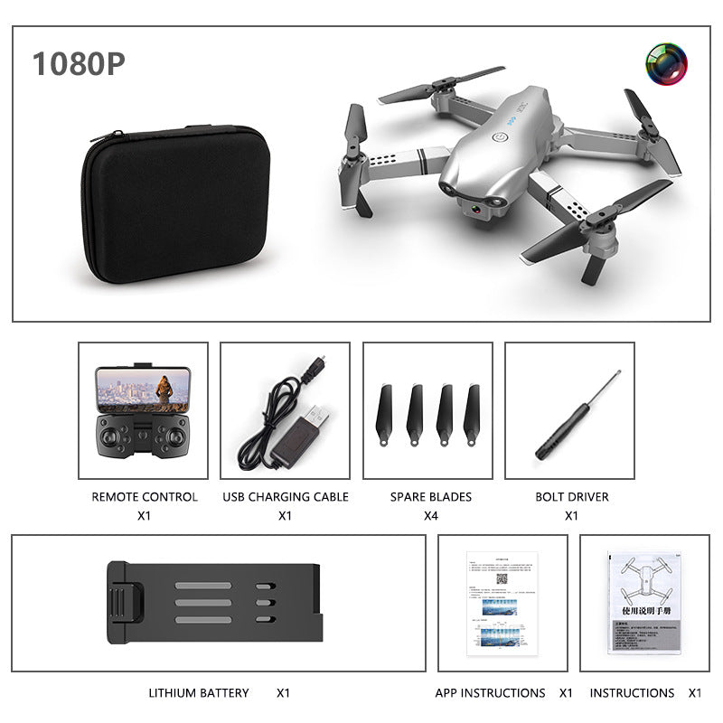 Compact Dual Camera Drone with Storage Bag-3