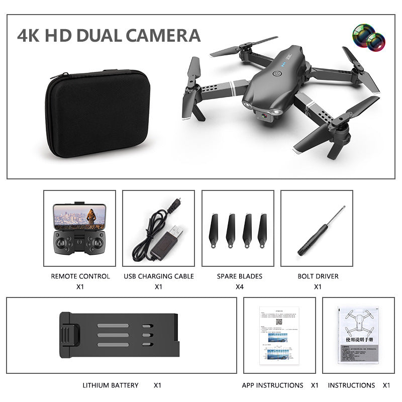 Compact Dual Camera Drone with Storage Bag-4