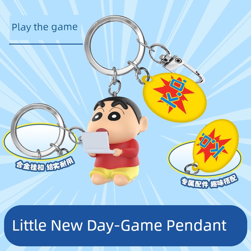Crayon Xiaoxin 3D Doll Keychain-9