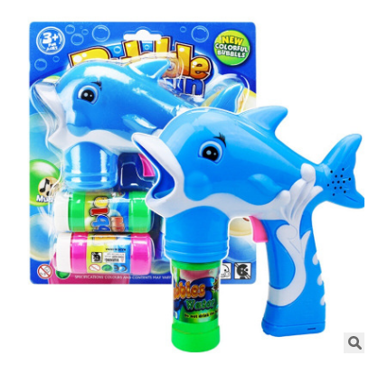 Cute Cartoon Dolphin Shape Bubble Gun-3