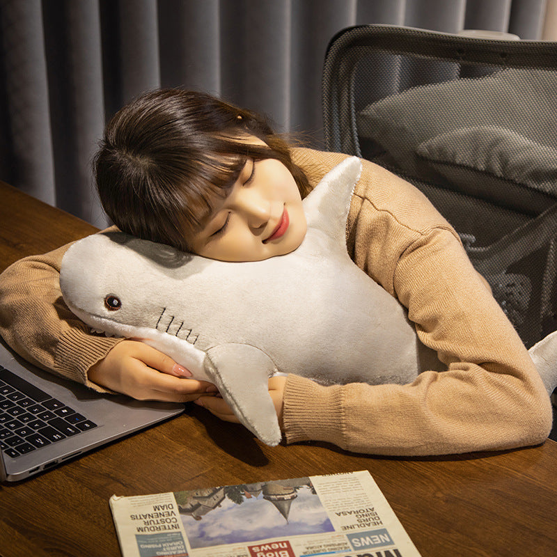 Cute Plush Shark Throw Pillow Toys-0