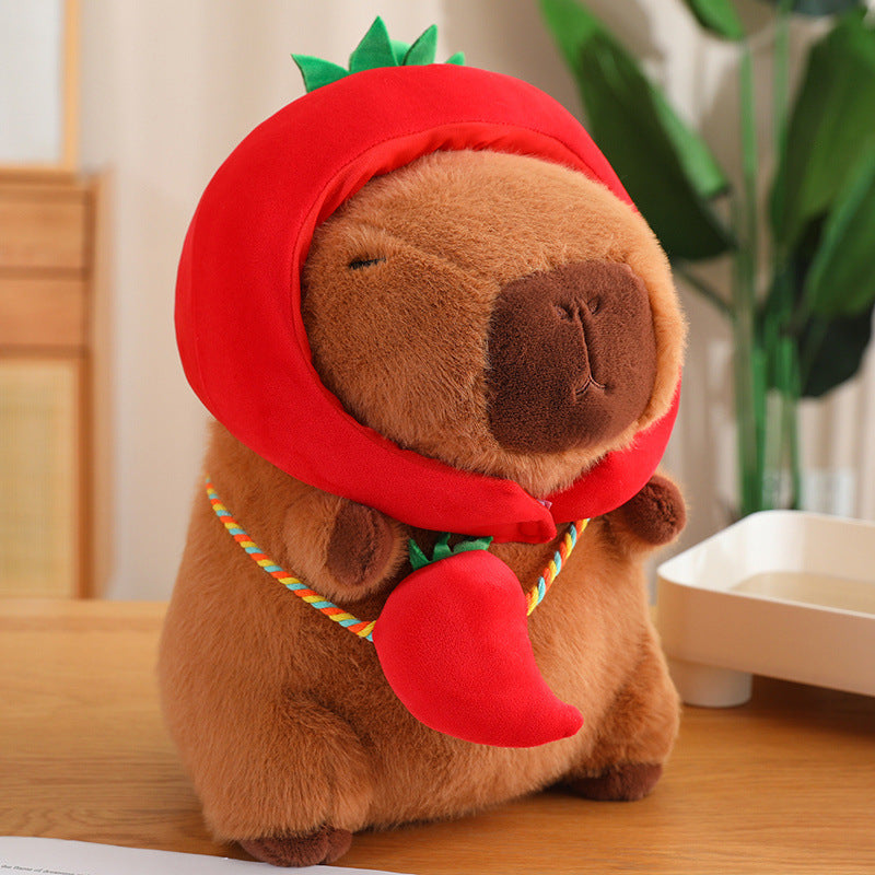 Cute Vegetable-Themed Guinea Pig Plush Doll-2
