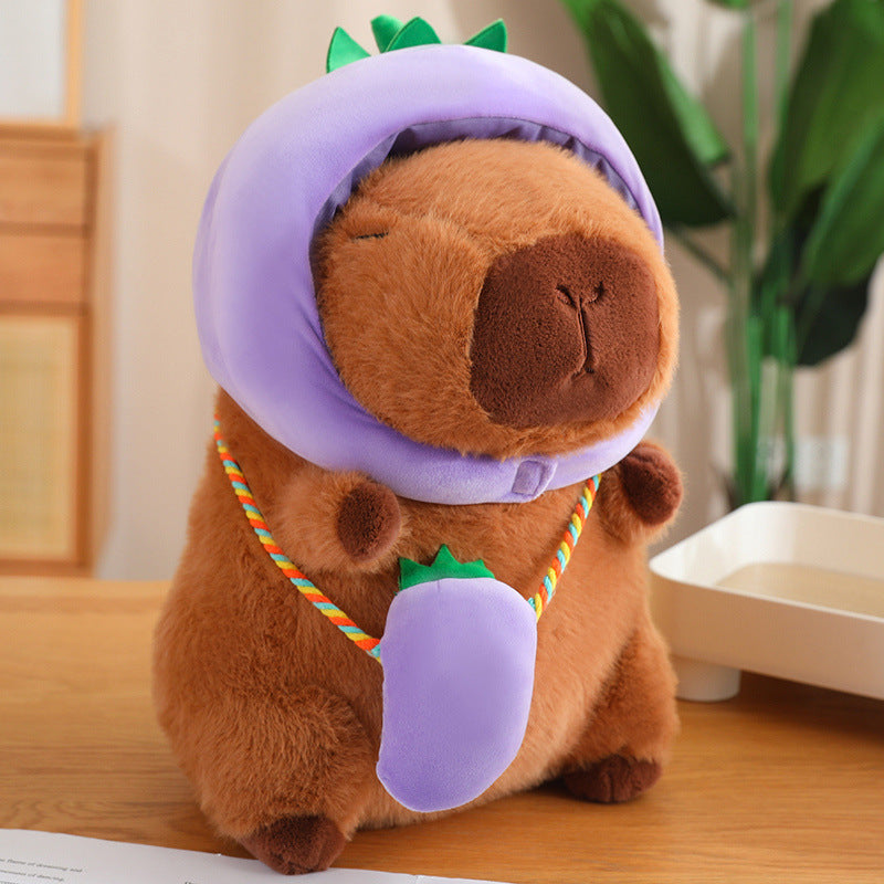 Cute Vegetable-Themed Guinea Pig Plush Doll-6
