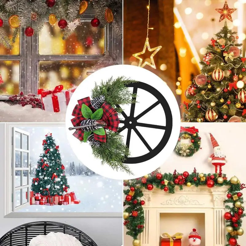 Christmas Wreath with Pine Cone-3