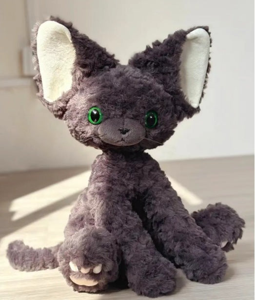 Devon Rex Cat Plush-8