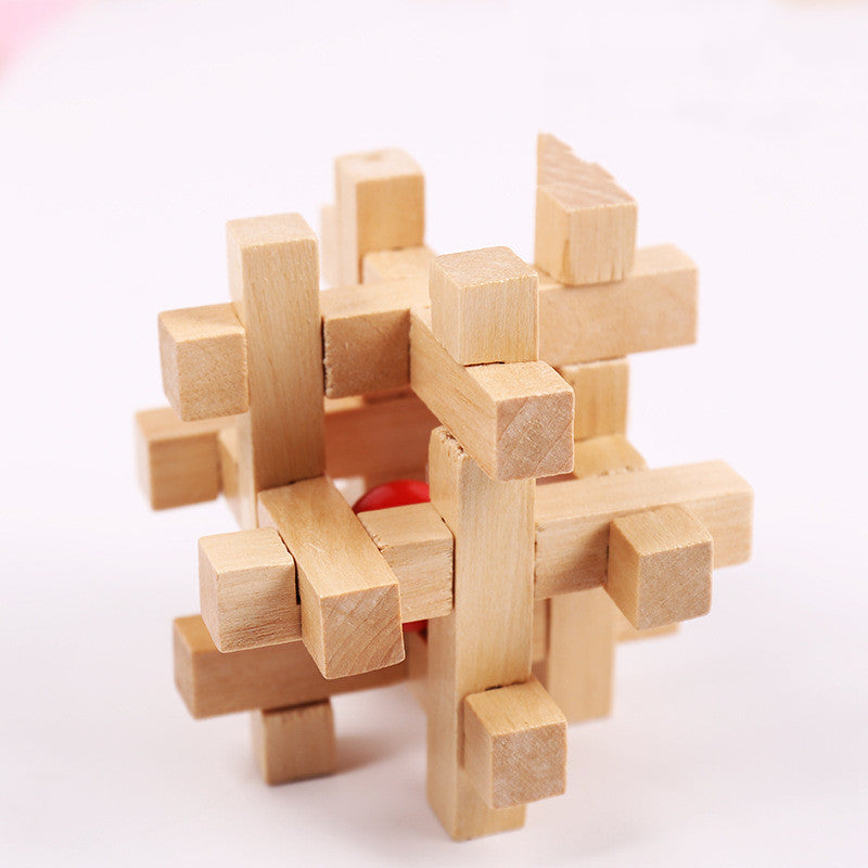 Educational Wood Lock Puzzle Set for Kids-3
