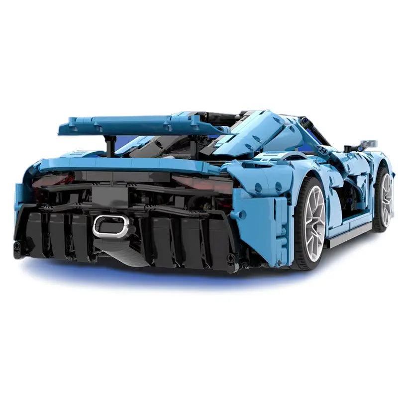 Electric Blue Swedish Hypercar 4401pcs-3