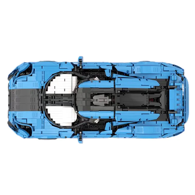 Electric Blue Swedish Hypercar 4401pcs-4