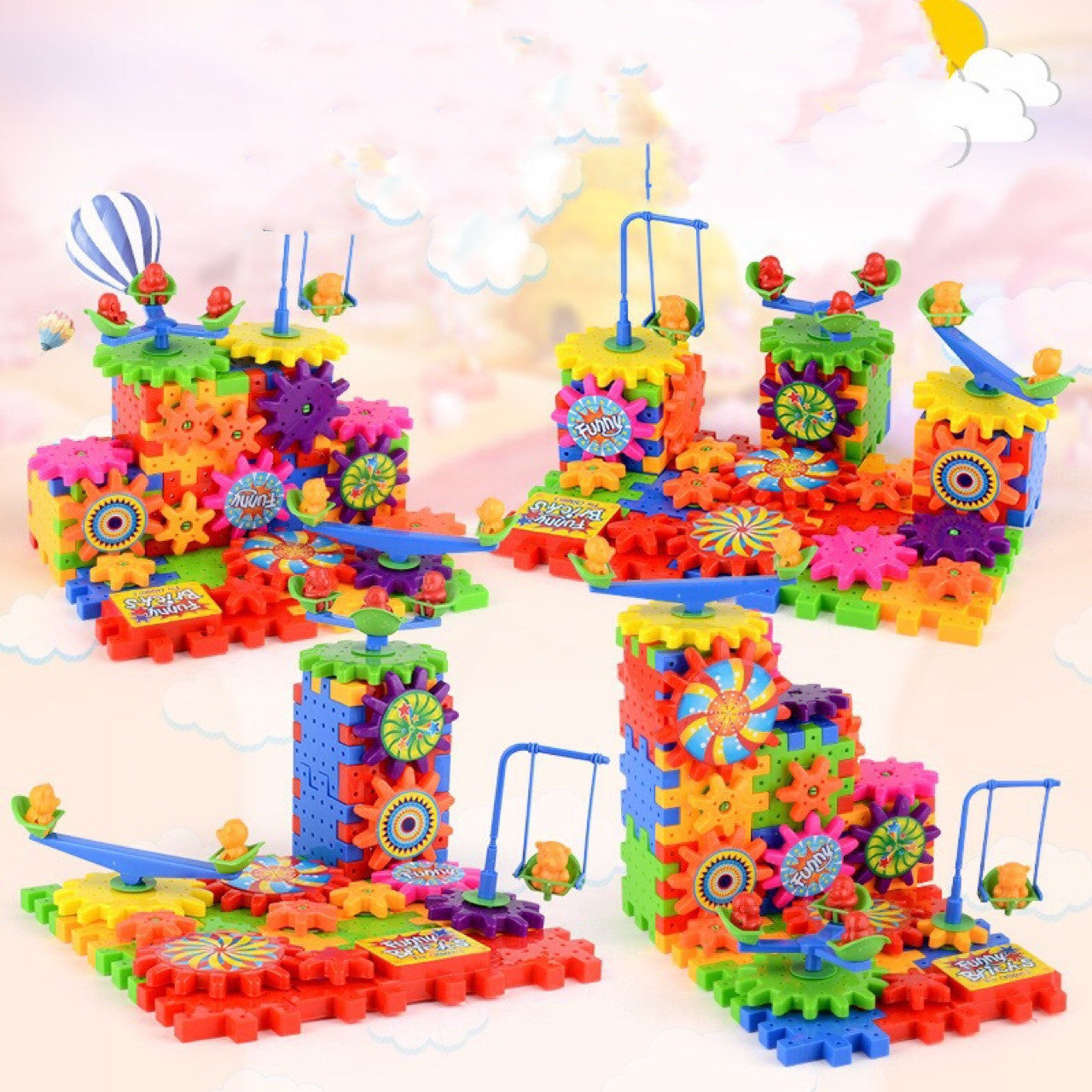 Electric Gears 3D Puzzle Building Kit for Kids-3