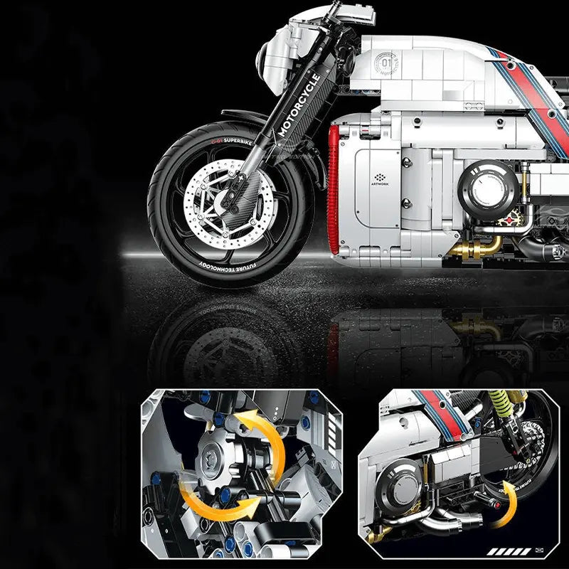 Explosion Mecha Sports Bike 2615pcs-4