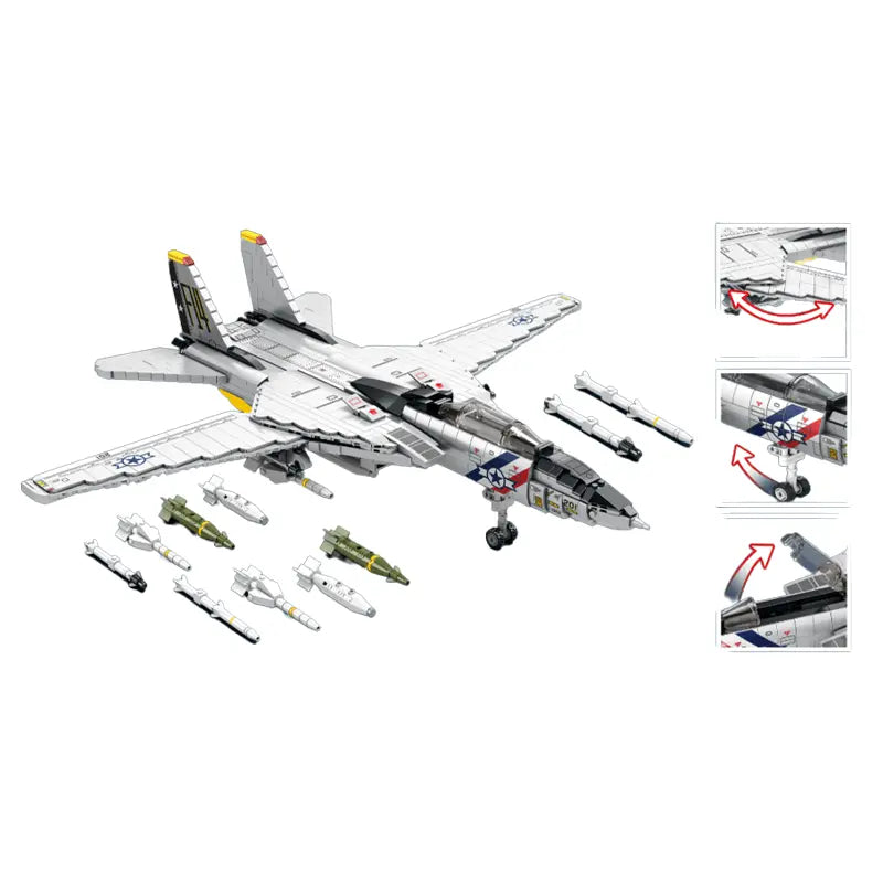 F14 Tomcat 1599pcs-1