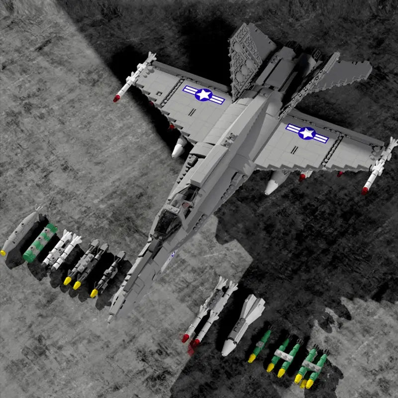 F18 Fighter Jet 1386pcs-2