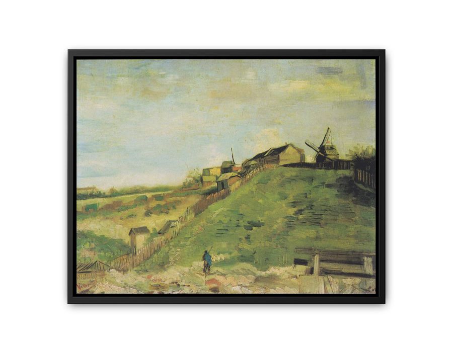 The Hill Of Montmartre By Van Gogh Canvas Print-2