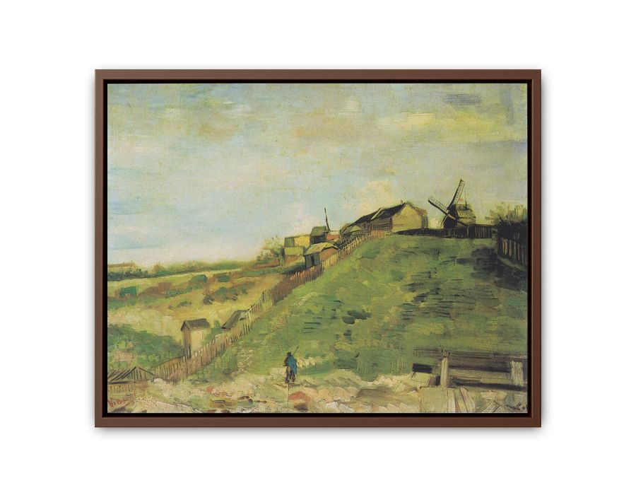 The Hill Of Montmartre By Van Gogh Canvas Print-4