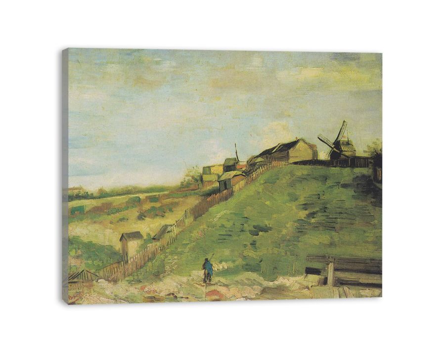 The Hill Of Montmartre By Van Gogh Canvas Print-1